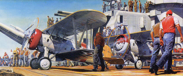 "The Professionals" - James Dietz - F4B-4 VF-2 Aviation Art